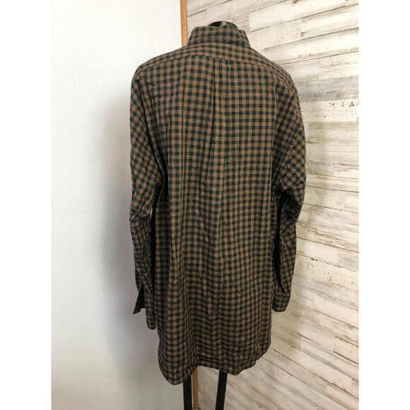 Ralph Lauren Men's XL Multicolor Plaid Button-Down Shirt 100% Cotton Long Sleeve - Picture 4 of 5